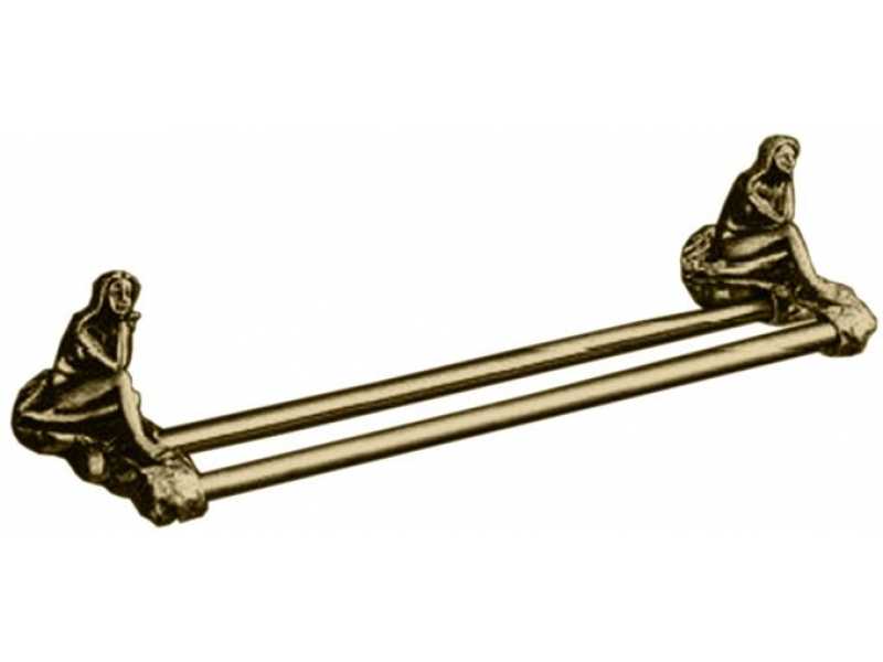 Купить Двойной полотенцедержатель Art&Max Juno AM-B-0718-B, 60 см, бронза