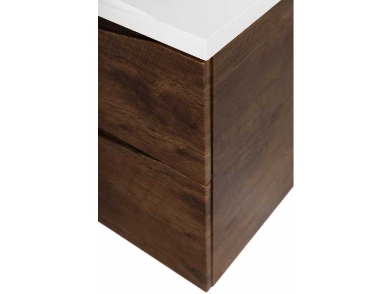 Купить Тумба под раковину BelBagno Marino 60 см, Rovere Moro - коричневый дуб, MARINO-H60-600-2C-SO-RW-P