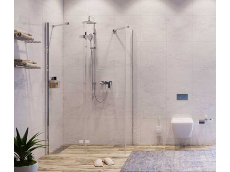 Купить Душевой уголок WasserKRAFT Aller White, 90 см, стекло прозрачное