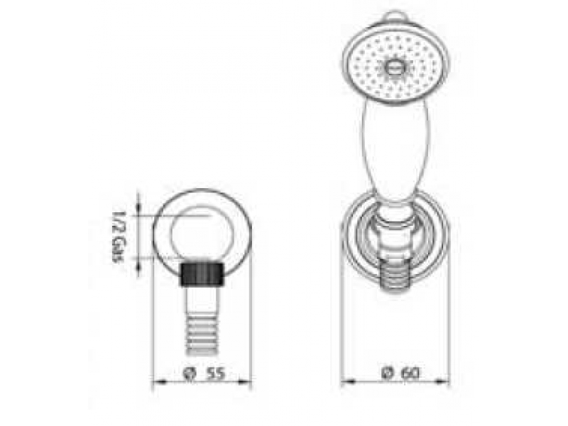 Купить Душевой гарнитур Bandini Antico 644120KK06, золото