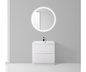 Тумба под раковину BelBagno Marino MARINO-700-2C-PIA-BL-P, 70 х 45 см, Bianco Lucido - белый глянец