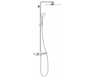 Душевая система с термостатом Grohe Euphoria SmartControl 310 DUO 26507LS0, цвет верхнего душа белая луна