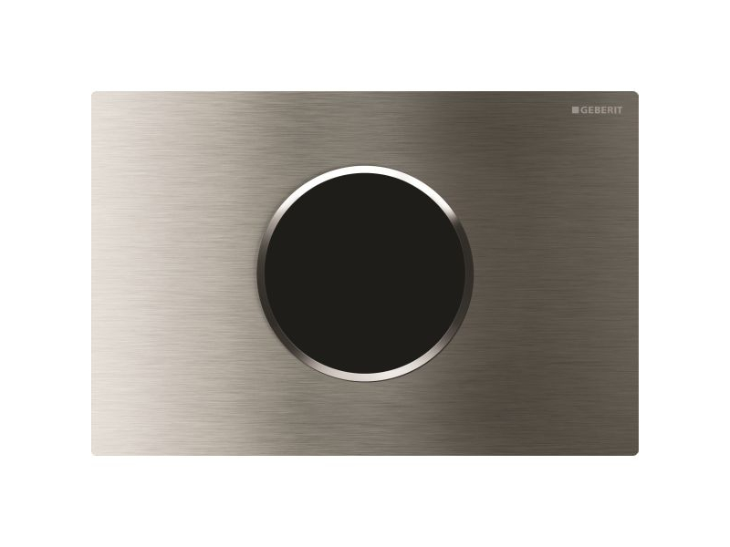Купить Привод бесконтактного смыва Geberit Sigma Type 10 115.907.KK.1 для унитаза, 230В, двойной смыв, пластик, белый / позолоченный / белый