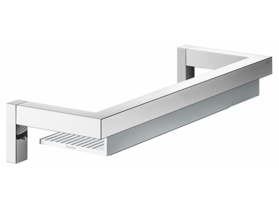 Полка для душа со встроенным стеклоочистителем Keuco Edition 90 Square, 360 мм, хром, 19159010000