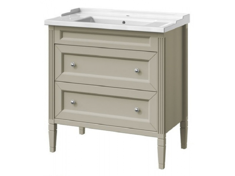 Купить Тумба под раковину Caprigo Aspetto Albion Concept 80 34015, 2 ящика, цвет TP-814 пикрит