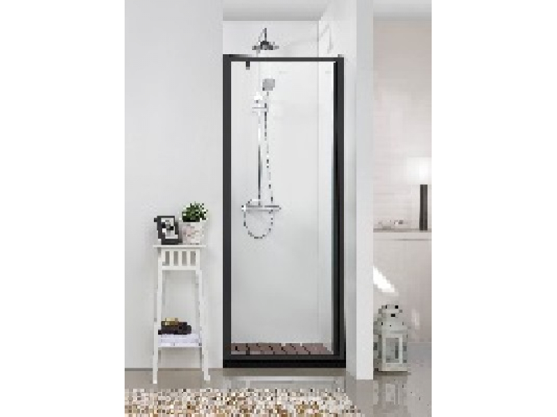 Купить Душевая дверь Bravat Blackline BD100.4111B 90 x 200 см, черный