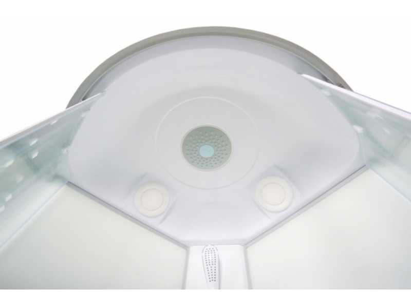 Купить Душевая кабина Deto L 980 80 x 80 см, с крышей, с электрикой
