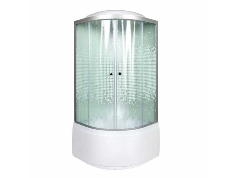 Купить Душевая кабина Deto L 980 80 x 80 см, с крышей, с электрикой