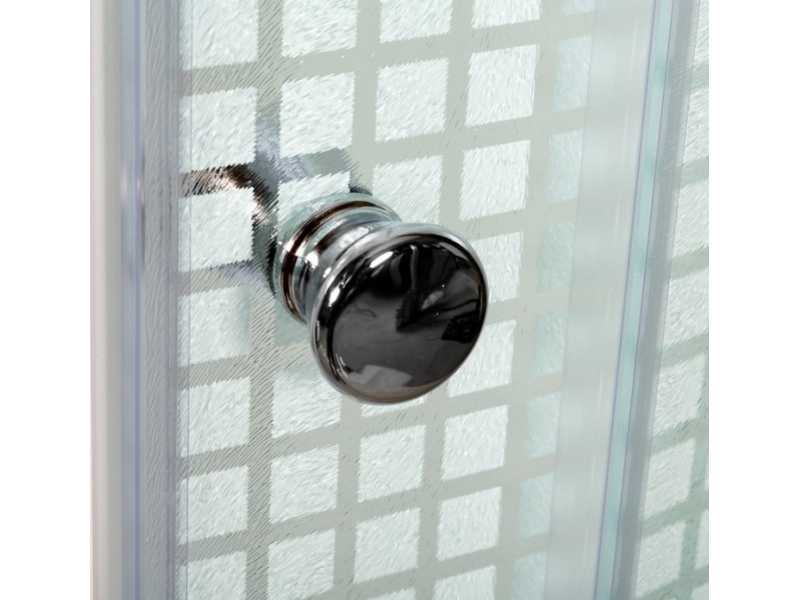 Купить Душевая кабина Deto L 980 80 x 80 см, с крышей, с электрикой