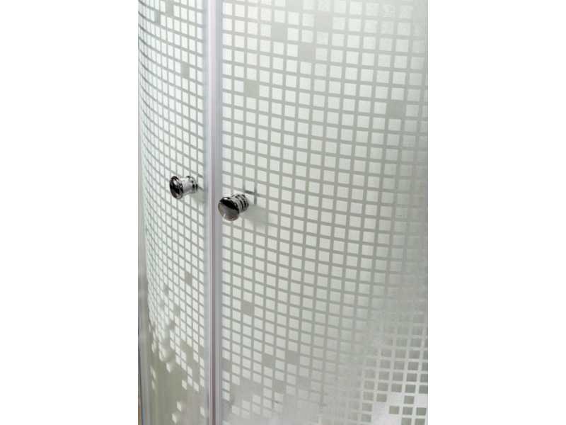 Купить Душевая кабина Deto L 980 80 x 80 см, с крышей, с электрикой