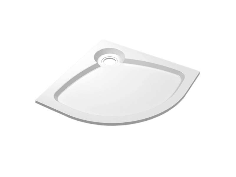Купить Поддон душевой Cezares Tray TRAY-S-R-100-550-56-W, 100 х 100 см, белый, из искусственного камня
