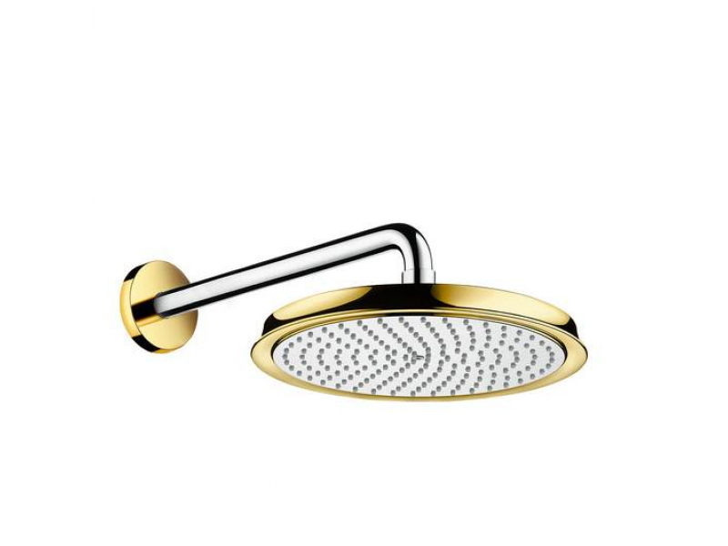 Купить Верхний душ Hansgrohe Raindance Classic 1jet 27424090, хром/золото