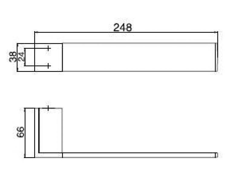 Купить Полотенцедержатель Emco Liaison 1755 001, 25 см, хром