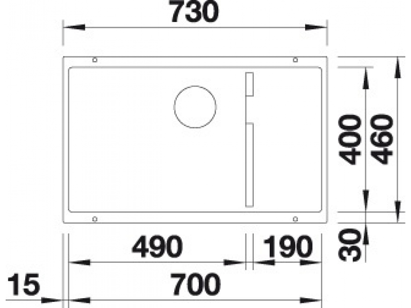 Купить Мойка Blanco Subline 700-U Level 518390, антрацит