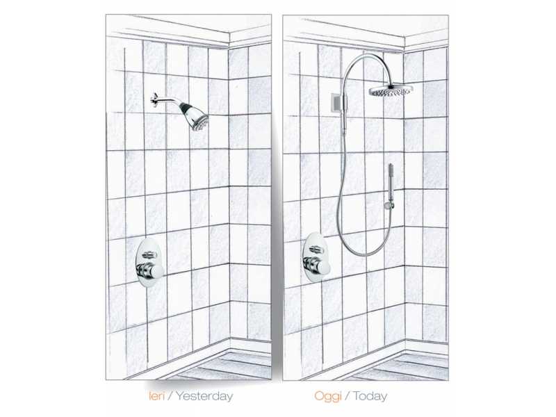 Купить Стойка душевая Bossini OKI-RENOVATION H72405.030, хром