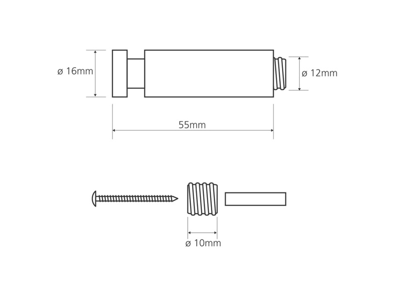 Купить Крючок для одежды Bemeta Neo 104106165 1.6 x 5.5 x 1.6 см, хром матовый