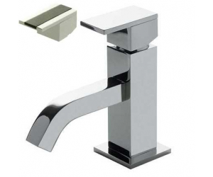 Смеситель Bandini Ice Cube 750120SN02LW для раковины, матовый никель/ручка венге