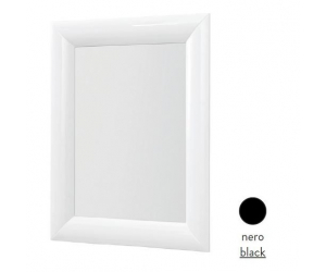 Зеркало ArtCeram Vela ACS003 03, цвет рамы - черный, 70 х 90 см