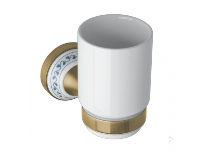 Стакан для зубных щеток Bemeta Kera 144710017 7.3 x 13.5 x 12.3 см, бронза