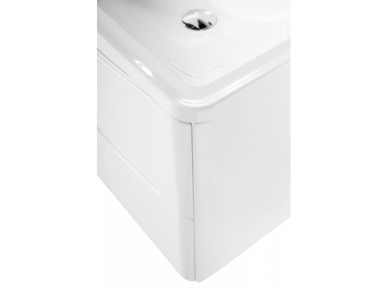 Купить Тумба под раковину Belbagno Acqua 60 cм подвесная, Bianco Lucido, ACQUA-600-2C-SO-BL