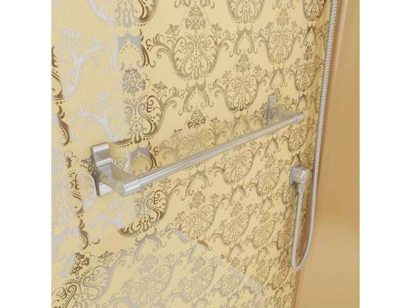 Купить Душевая кабина Niagara Lux NGL-7717WBK без крыши, 100 x 100 см, профиль хром