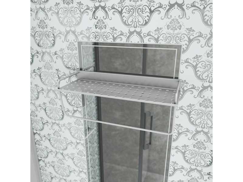Купить Душевая кабина Niagara Lux NGL-7717WBK без крыши, 100 x 100 см, профиль хром