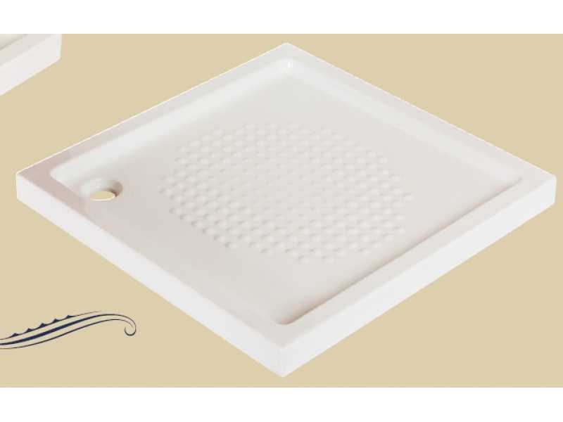 Купить Поддон душевой Migliore 80 x 80 см, ML.PDQ-28.370.BI, керамика