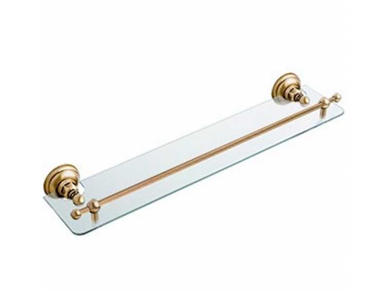 Купить Полочка Nicolazzi Classica 1480 BZ, бронза/стекло