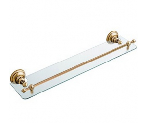 Полочка Nicolazzi Classica 1480 BZ, бронза/стекло