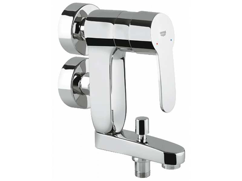 Купить Смеситель Grohe Eurostyle Cosmopolitan Vertica 23301000 для ванны и душа