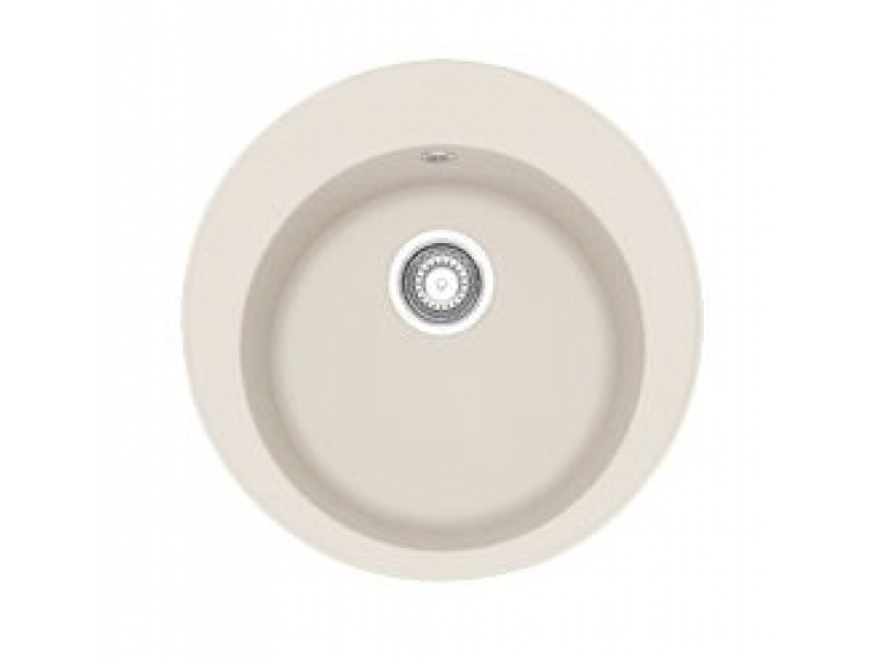 Купить Мойка Franke RONDA ROG 610-41, 114.0175.354, гранит, установка сверху, цвет белый, 51*51 см