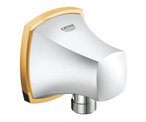Шланговое подсоединение Grohe Grandera 27970IG0, хром/золото, 1/2-1/2