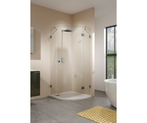 Душевое ограждение в четверть круга Riho Scandic Soft Q308 85 x 85 см (GQ0404201/GQ0404202)