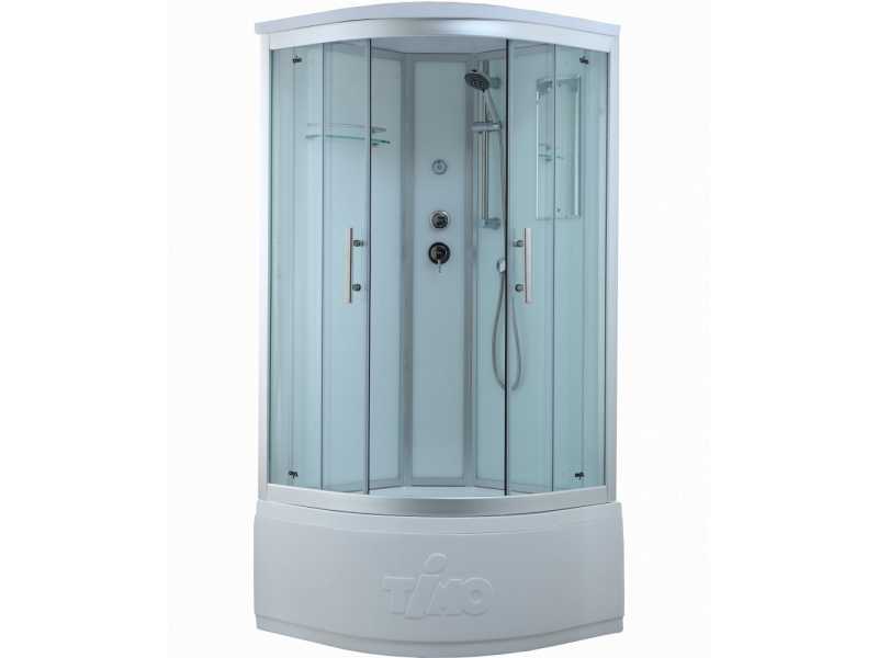 Купить Душевая кабина Timo Standart Т-6690 Silver 90 x 90 см, с крышей, с донным клапаном, хром