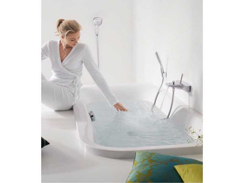 Купить Ручной душ Hansgrohe PuraVida 120 1 iet 28558400, белый/хром