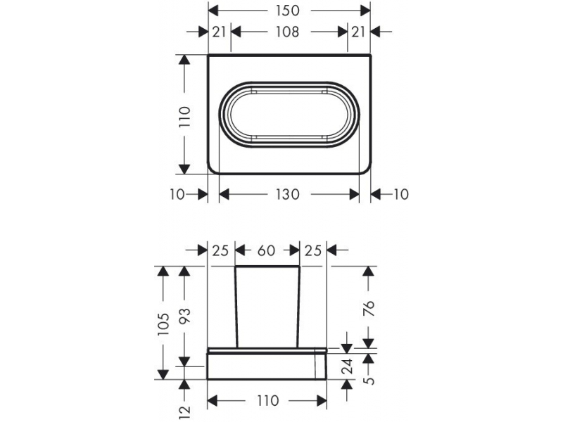 Купить Стакан Axor Universal Accessories 42834000, хром