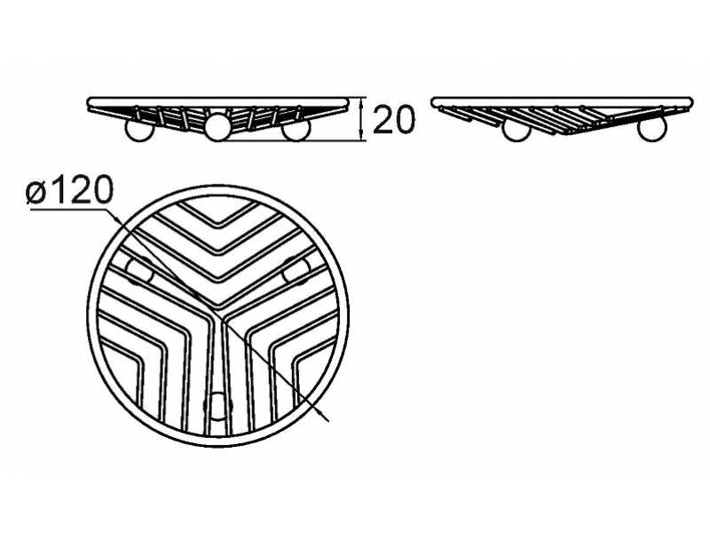 Купить Мыльница Milardo 008W000M42 настольная