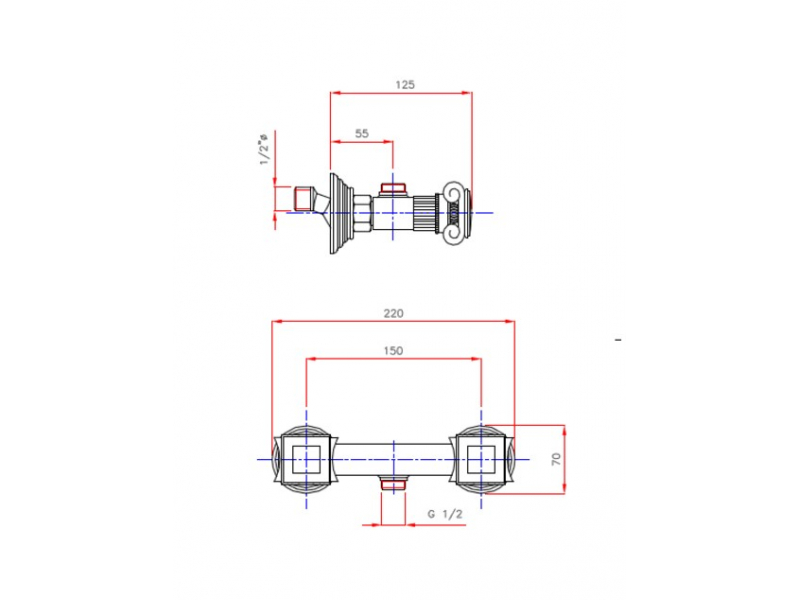 Купить Смеситель Cezares Olimp DS-02-M цвет бронза, ручки круглые металл