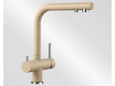 Кухонный смеситель Blanco Fontas II Silgranit 525143 под фильтр питьевой воды, шампань
