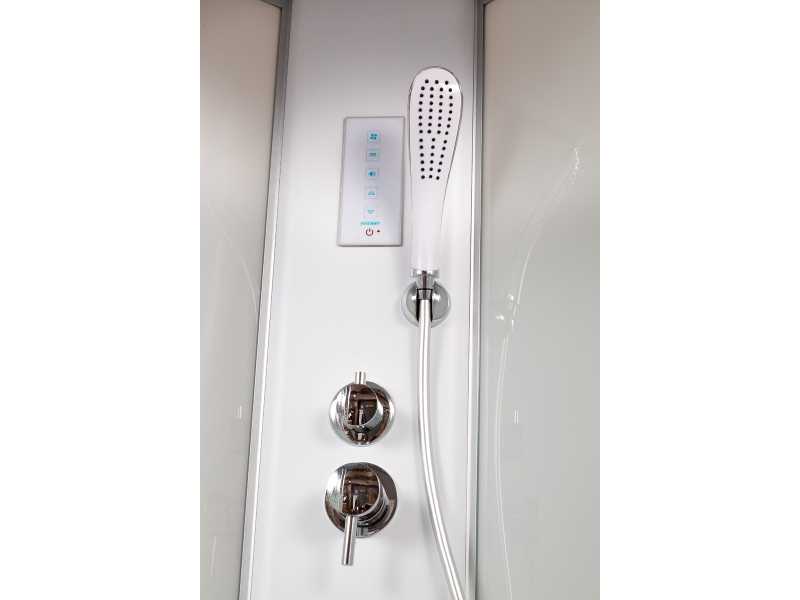 Купить Душевая кабина Deto L 920 L/R, 120 x 80 см, с крышей, с гидромассажем и электрикой