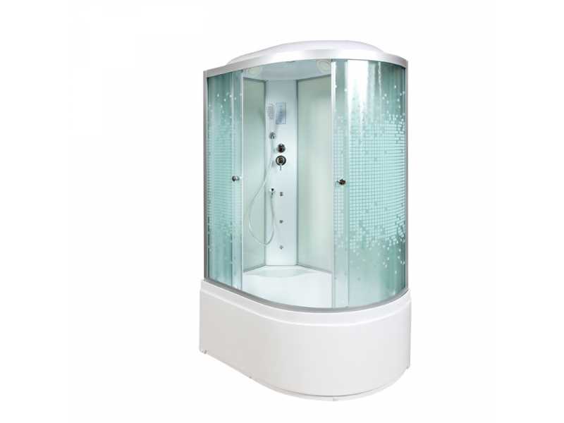 Купить Душевая кабина Deto L 920 L/R, 120 x 80 см, с крышей, с гидромассажем и электрикой