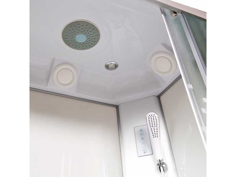 Купить Душевая кабина Deto L 920 L/R, 120 x 80 см, с крышей, с гидромассажем и электрикой