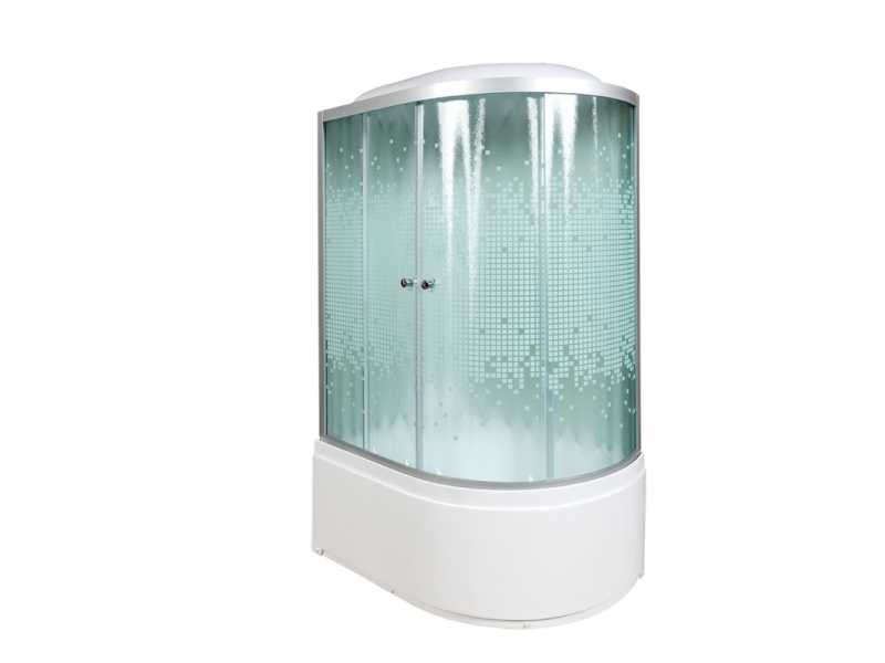 Купить Душевая кабина Deto L 920 L/R, 120 x 80 см, с крышей, с гидромассажем и электрикой