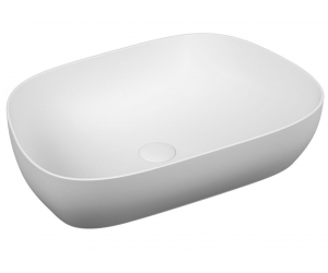 Раковина Vitra Outline 5993B401-0016 накладная цвет - белый матовый 62.5 х 42.5 х 14.5 см