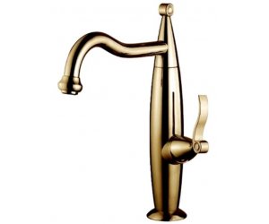 Смеситель для раковины Emmevi Abel 39006OR, золото