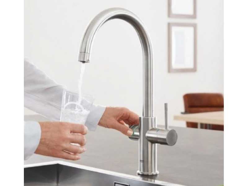 Купить Смеситель Grohe Blue Home 31455DC0 с функцией фильтрации и газирования воды