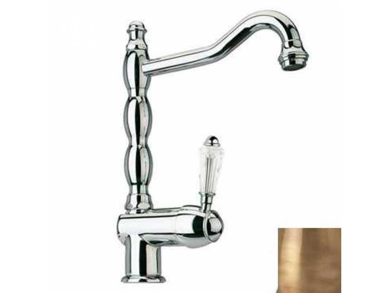 Купить Смеситель Bandini Antico 857820YY00 для кухни, бронза/ручка Swarowski Antico