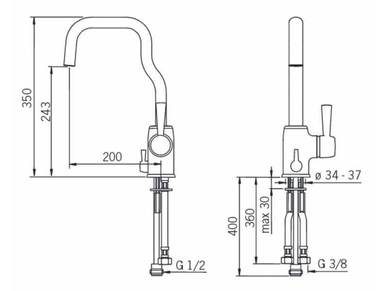 Купить Смеситель Oras Alessi 8535F для кухни