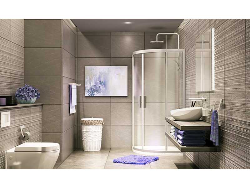Купить Душевой уголок WasserKRAFT 45S00, четверть круга, стекло прозрачное, 80 см