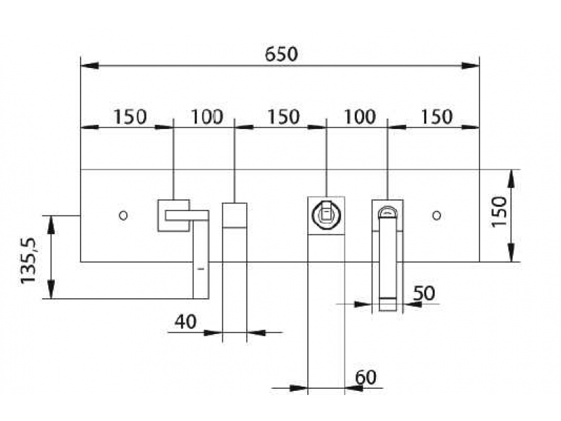 Купить Смеситель Bandini Seta 776140PN00 для ванны/душа, никель